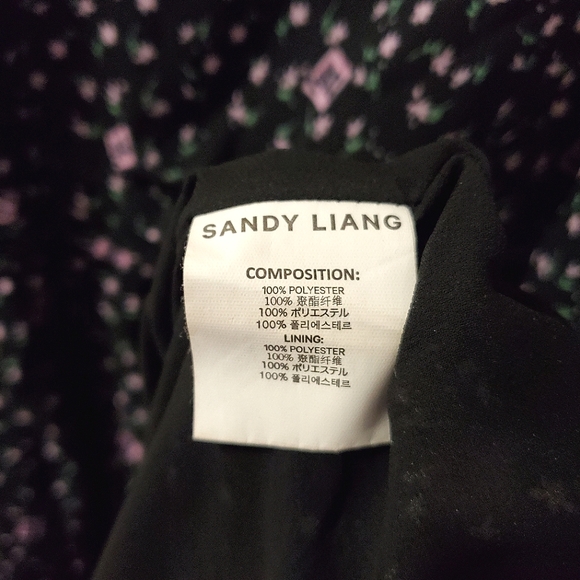 Sandy Liang - "Make Love" C*ondom Floral Print Dress - Size M - Picture 8 of 9